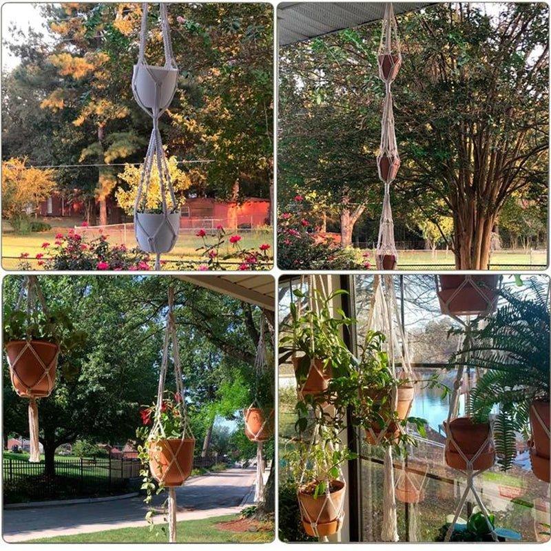 Lot macramé de plantes - MyVintage™