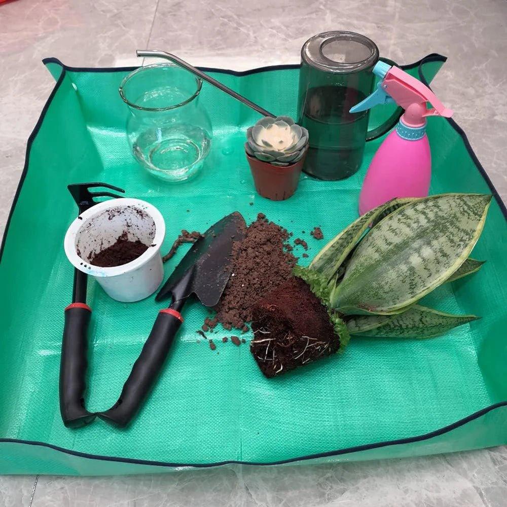 Tapis de rempotage pour plantes d'intérieur - CarpetSoil™