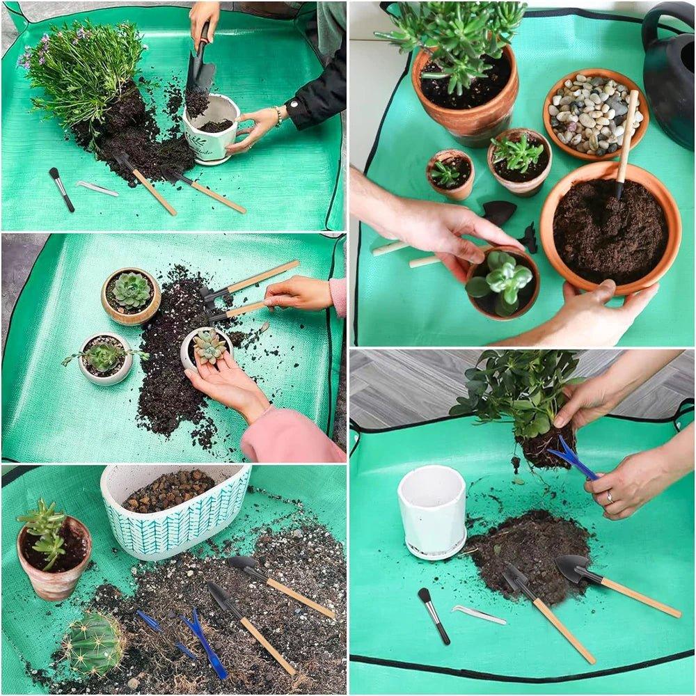 Tapis de rempotage pour plantes d'intérieur - CarpetSoil™