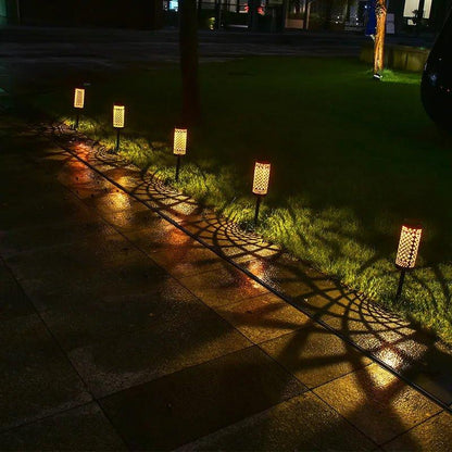 Lampadaire Solaire Pelouse Extérieure - MosaicaLight™