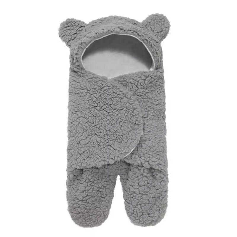 Baby Sleeping Bag Ultra-Soft Fluffy Fleece Newborn Cocoon Blanket Infant Boys Girls Clothes Sleeping Nursery Wrap Swaddle 3 6 M - Paradis Du Jardin