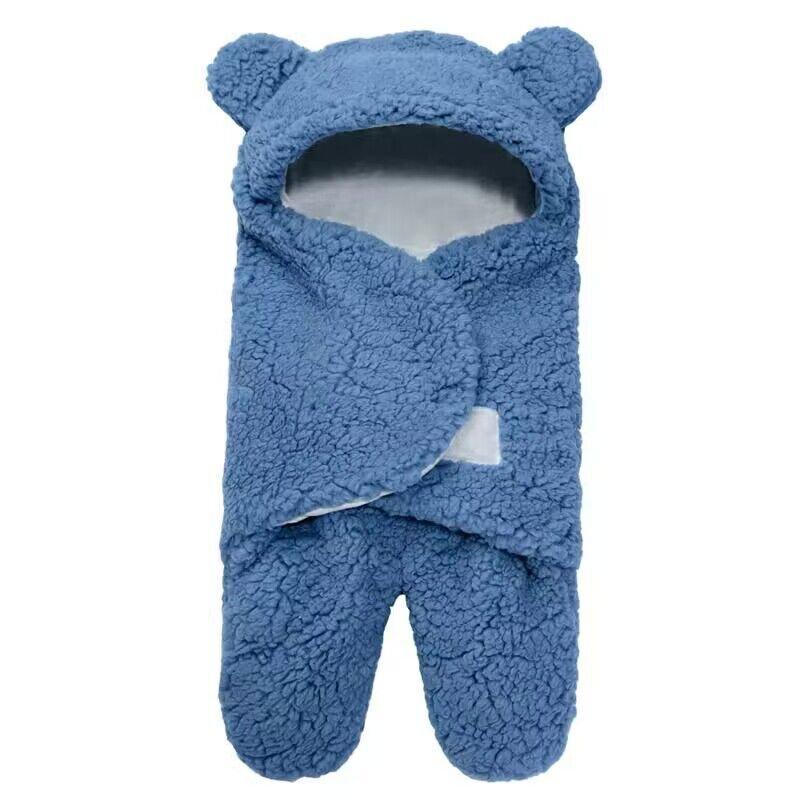Baby Sleeping Bag Ultra-Soft Fluffy Fleece Newborn Cocoon Blanket Infant Boys Girls Clothes Sleeping Nursery Wrap Swaddle 3 6 M - Paradis Du Jardin