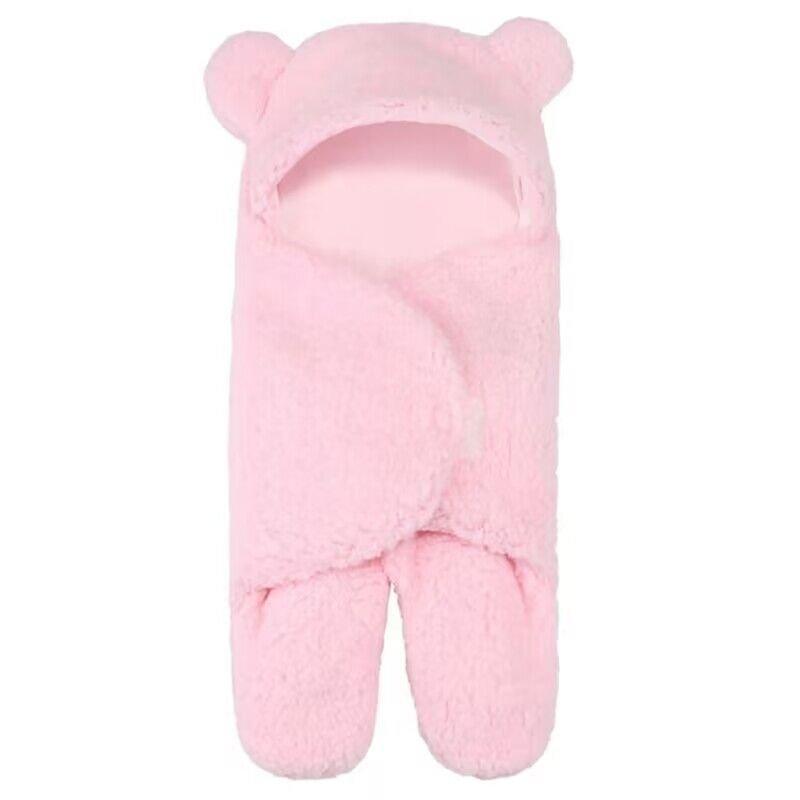 Baby Sleeping Bag Ultra-Soft Fluffy Fleece Newborn Cocoon Blanket Infant Boys Girls Clothes Sleeping Nursery Wrap Swaddle 3 6 M - Paradis Du Jardin